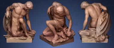 3D model Dying Gladiator103 (STL)